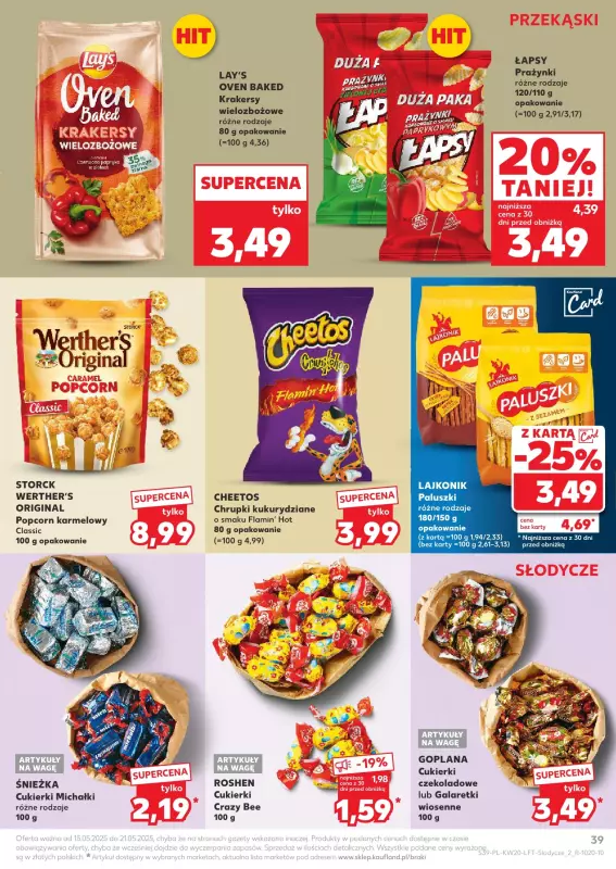 Kaufland - gazetka promocyjna Oferta Kaufland od czwartku 15.05 do środy 21.05 - strona 39