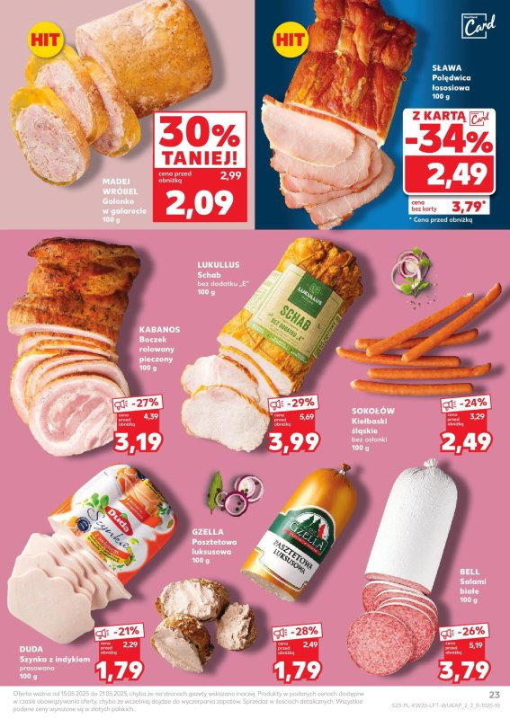 Kaufland - gazetka promocyjna Oferta Kaufland od czwartku 15.05 do środy 21.05 - strona 23