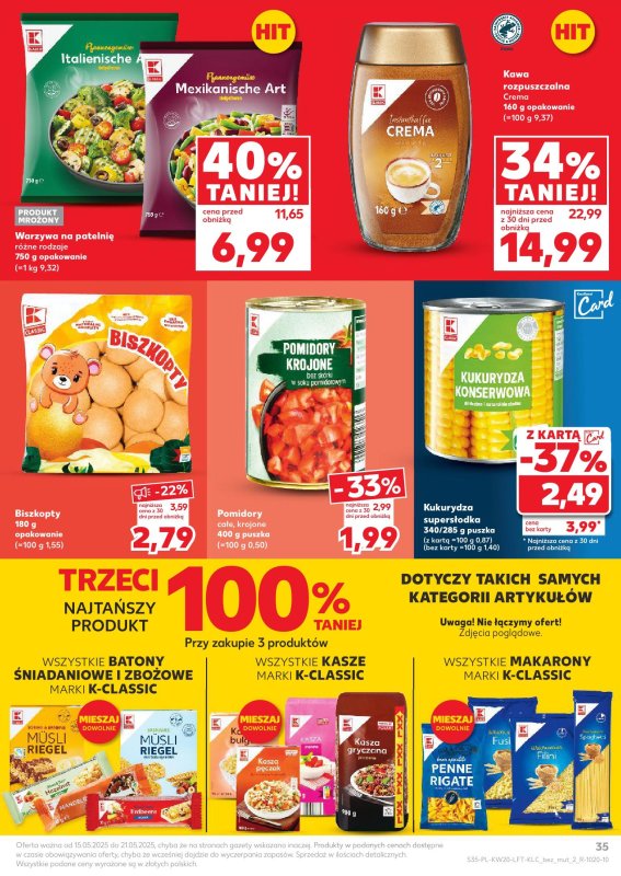 Kaufland - gazetka promocyjna Oferta Kaufland od czwartku 15.05 do środy 21.05 - strona 35