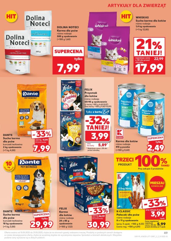 Kaufland - gazetka promocyjna Oferta Kaufland od czwartku 15.05 do środy 21.05 - strona 49