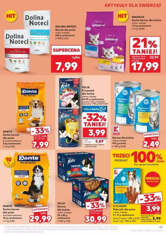Kaufland - gazetka promocyjna Oferta Kaufland od czwartku 15.05 do środy 21.05 - strona 49