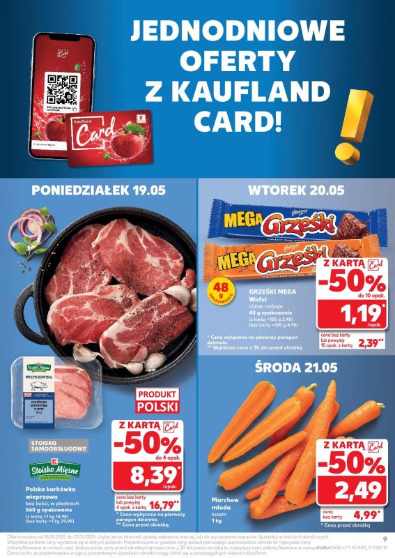 Kaufland - gazetka promocyjna Oferta Kaufland od czwartku 15.05 do środy 21.05 - strona 9