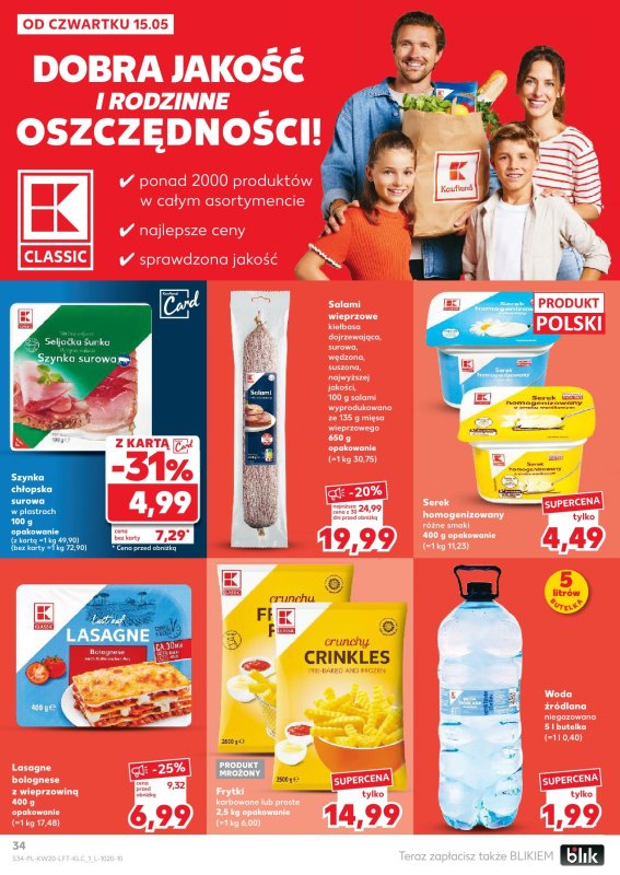 Kaufland - gazetka promocyjna Oferta Kaufland od czwartku 15.05 do środy 21.05 - strona 34
