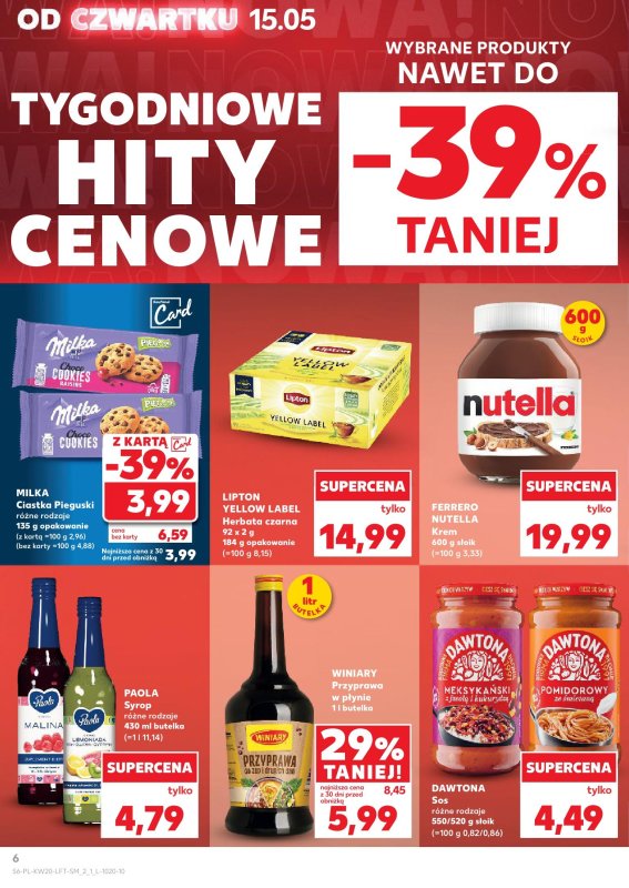 Kaufland - gazetka promocyjna Oferta Kaufland od czwartku 15.05 do środy 21.05 - strona 6