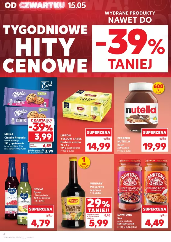 Kaufland - gazetka promocyjna Oferta Kaufland od czwartku 15.05 do środy 21.05 - strona 6