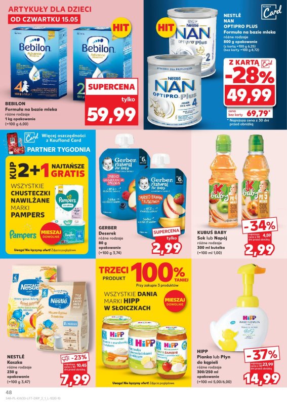Kaufland - gazetka promocyjna Oferta Kaufland od czwartku 15.05 do środy 21.05 - strona 48