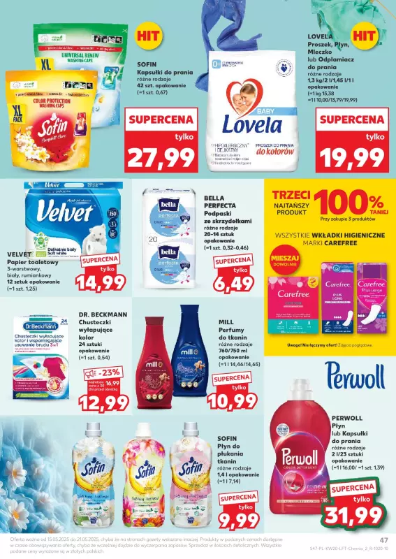 Kaufland - gazetka promocyjna Oferta Kaufland od czwartku 15.05 do środy 21.05 - strona 47