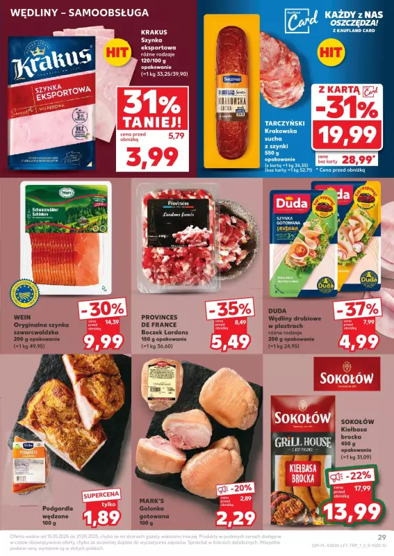 Kaufland - gazetka promocyjna Oferta Kaufland od czwartku 15.05 do środy 21.05 - strona 29