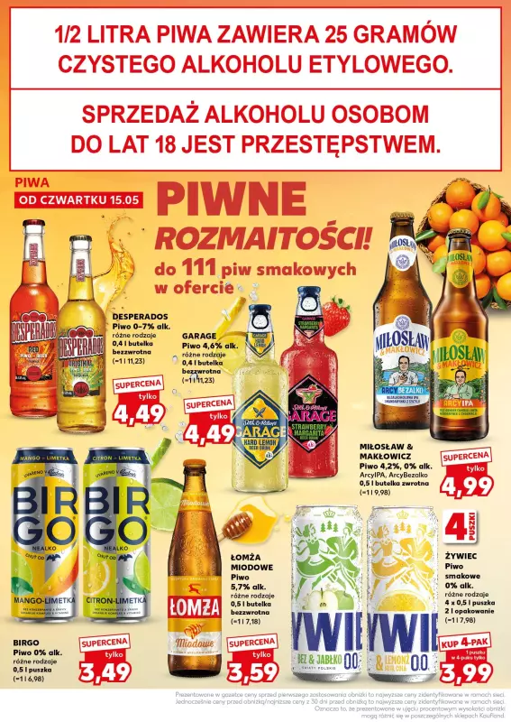 Kaufland - gazetka promocyjna Oferta Kaufland - SUPER SOBOTA od soboty 17.05 do soboty 17.05 - strona 18