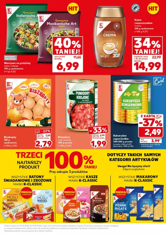 Kaufland - gazetka promocyjna Oferta Kaufland - SUPER SOBOTA od soboty 17.05 do soboty 17.05 - strona 15