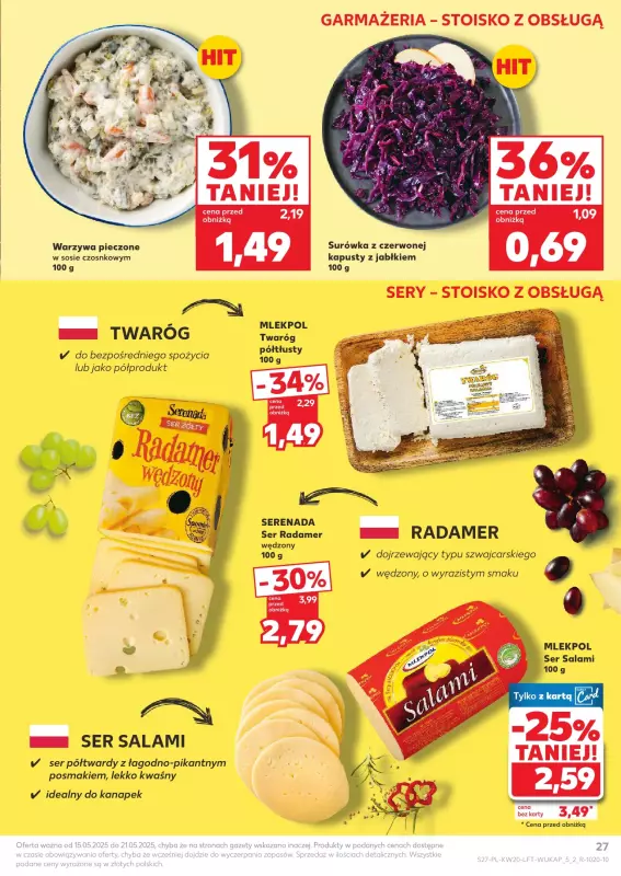 Kaufland - gazetka promocyjna Oferta Kaufland od czwartku 15.05 do środy 21.05 - strona 27