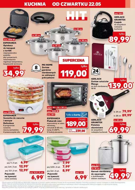 Kaufland - gazetka promocyjna Oferta Kaufland - Non Food od czwartku 22.05 do środy 28.05 - strona 15
