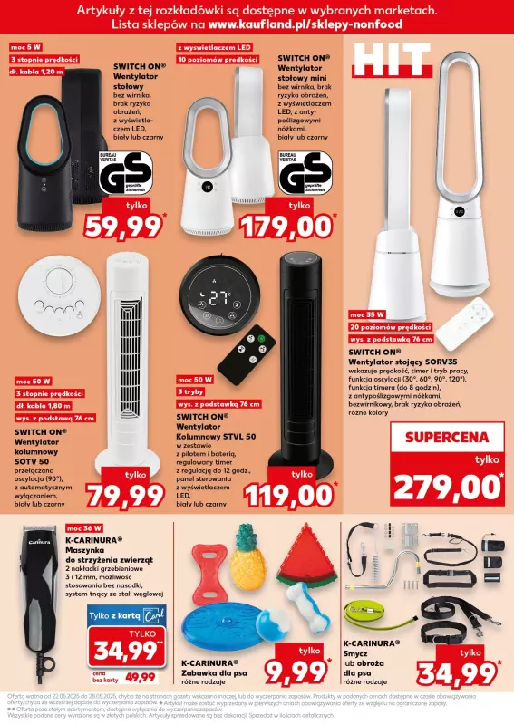 Kaufland - gazetka promocyjna Oferta Kaufland - Non Food od czwartku 22.05 do środy 28.05 - strona 11