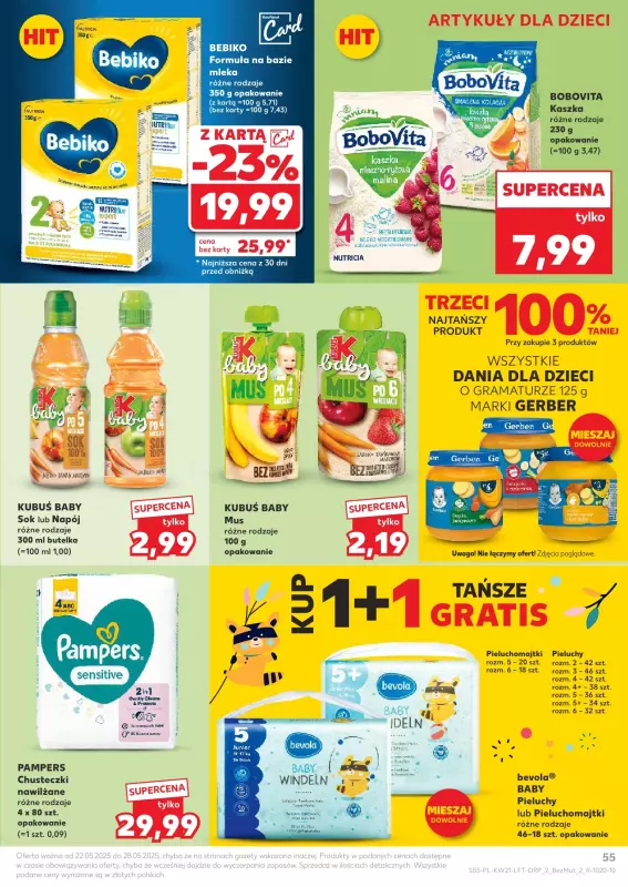 Kaufland - gazetka promocyjna Oferta Kaufland od czwartku 22.05 do środy 28.05 - strona 55