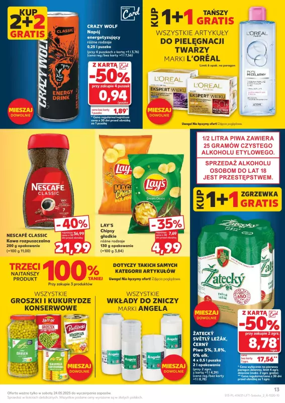 Kaufland - gazetka promocyjna Oferta Kaufland od czwartku 22.05 do środy 28.05 - strona 13