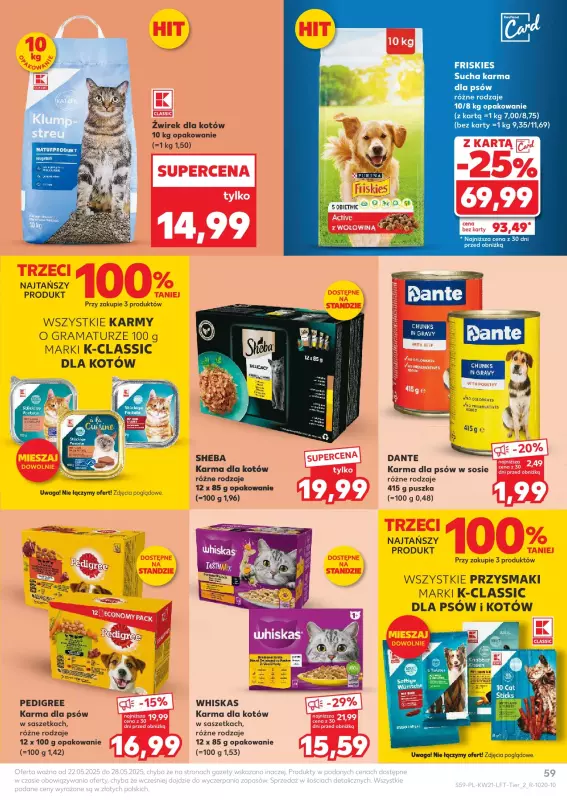 Kaufland - gazetka promocyjna Oferta Kaufland od czwartku 22.05 do środy 28.05 - strona 59