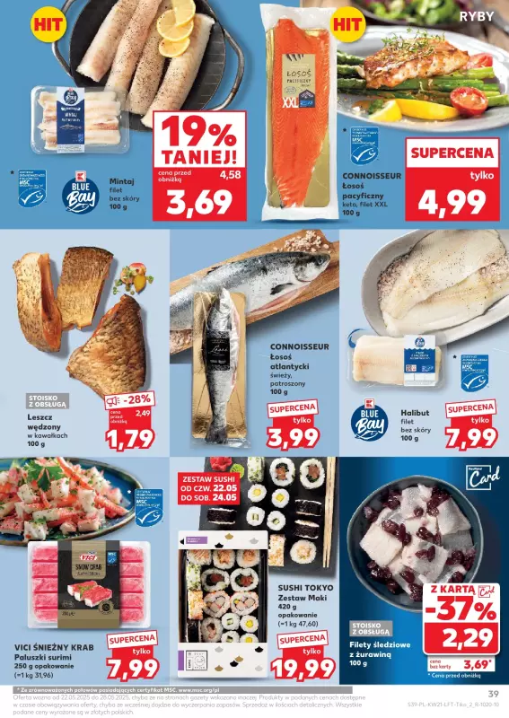 Kaufland - gazetka promocyjna Oferta Kaufland od czwartku 22.05 do środy 28.05 - strona 39