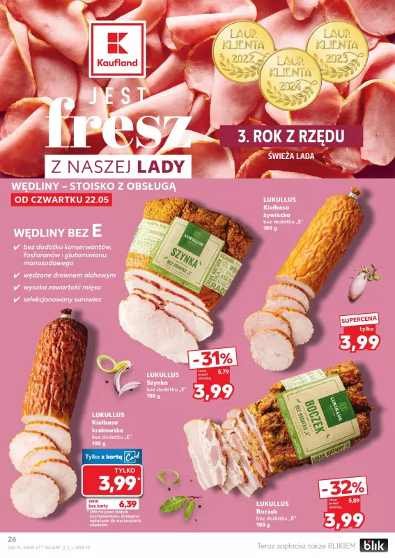 Kaufland - gazetka promocyjna Oferta Kaufland od czwartku 22.05 do środy 28.05 - strona 26