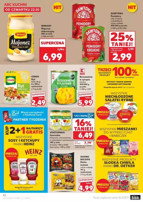 Kaufland - gazetka promocyjna Oferta Kaufland od czwartku 22.05 do środy 28.05 - strona 42