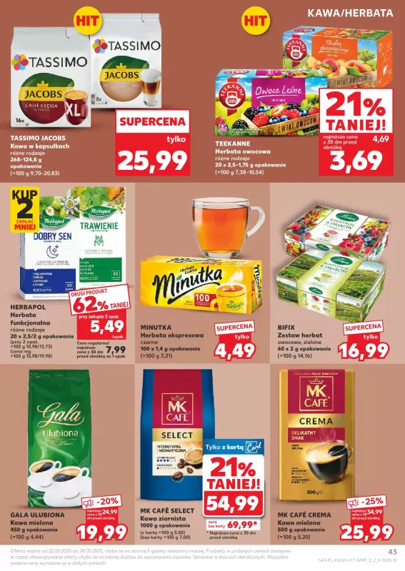 Kaufland - gazetka promocyjna Oferta Kaufland od czwartku 22.05 do środy 28.05 - strona 43