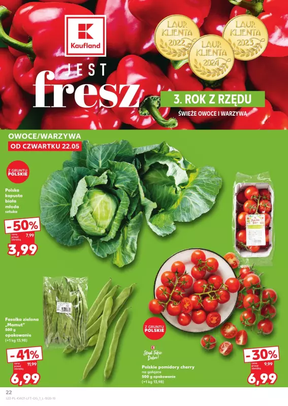 Kaufland - gazetka promocyjna Oferta Kaufland od czwartku 22.05 do środy 28.05 - strona 22