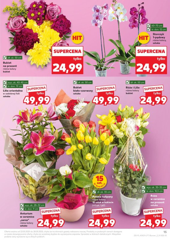 Kaufland - gazetka promocyjna Oferta Kaufland od czwartku 22.05 do środy 28.05 - strona 15