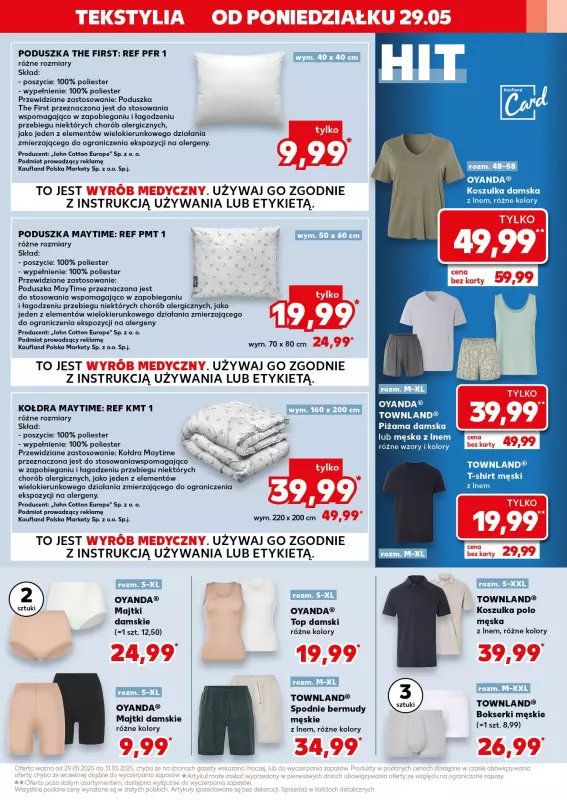 Kaufland - gazetka promocyjna Oferta Kaufland - Non Food od czwartku 29.05 do środy 04.06 - strona 13