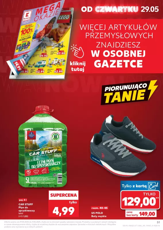 Kaufland - gazetka promocyjna Oferta Kaufland od czwartku 29.05 do środy 04.06 - strona 51