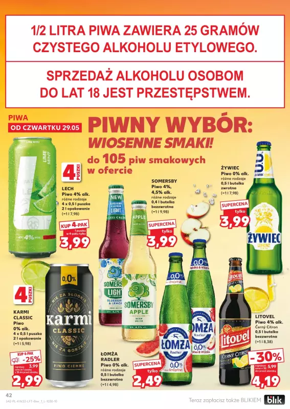 Kaufland - gazetka promocyjna Oferta Kaufland od czwartku 29.05 do środy 04.06 - strona 42