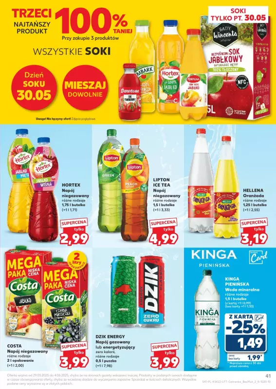 Kaufland - gazetka promocyjna Oferta Kaufland od czwartku 29.05 do środy 04.06 - strona 41
