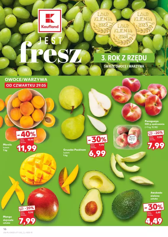 Kaufland - gazetka promocyjna Oferta Kaufland od czwartku 29.05 do środy 04.06 - strona 16