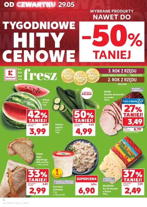 Kaufland - gazetka promocyjna Oferta Kaufland od czwartku 29.05 do środy 04.06 - strona 4