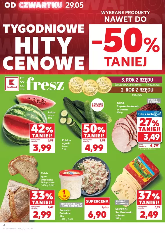 Kaufland - gazetka promocyjna Oferta Kaufland od czwartku 29.05 do środy 04.06 - strona 4
