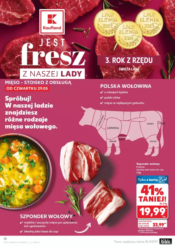 Kaufland - gazetka promocyjna Oferta Kaufland od czwartku 29.05 do środy 04.06 - strona 18