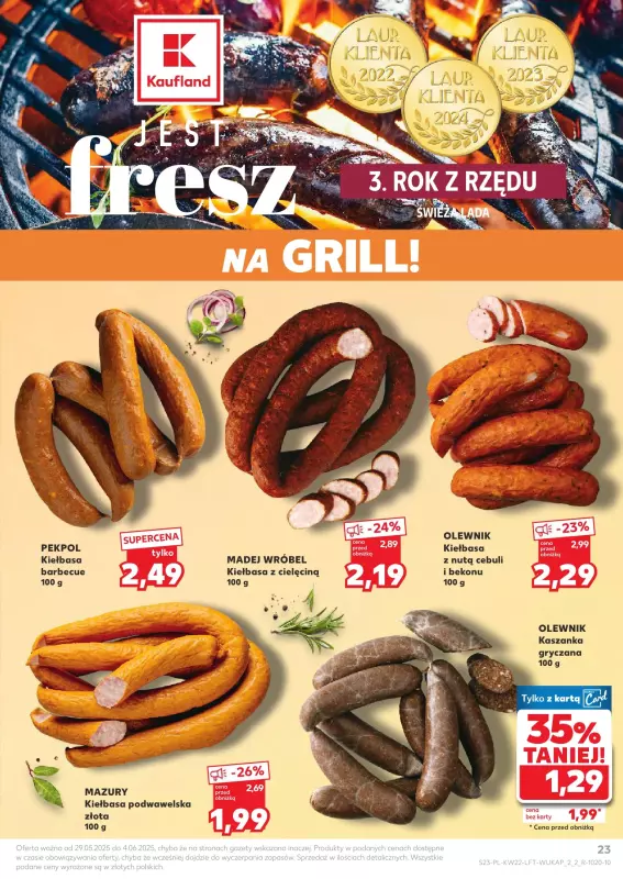 Kaufland - gazetka promocyjna Oferta Kaufland od czwartku 29.05 do środy 04.06 - strona 23