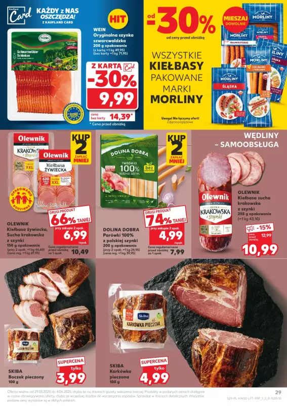 Kaufland - gazetka promocyjna Oferta Kaufland od czwartku 29.05 do środy 04.06 - strona 29