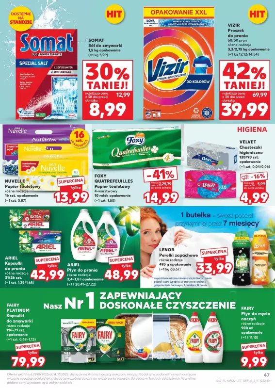 Kaufland - gazetka promocyjna Oferta Kaufland od czwartku 29.05 do środy 04.06 - strona 47
