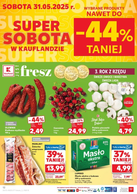 Kaufland - gazetka promocyjna Oferta Kaufland od czwartku 29.05 do środy 04.06 - strona 12