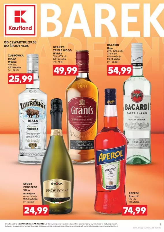 Kaufland - gazetka promocyjna Barek Kauflandu do 艣rody 11.06 Kaufland - gazetka promocyjna Barek Kauflandu do 艣rody 11.06