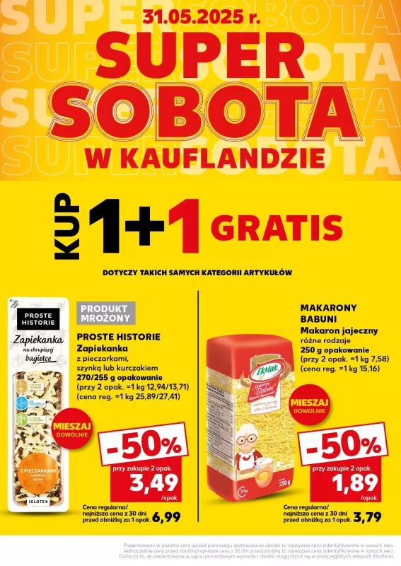 Kaufland - gazetka promocyjna Oferta Kaufland - SUPER SOBOTA od soboty 31.05 do soboty 31.05 - strona 4