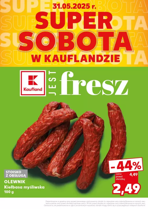 Kaufland - gazetka promocyjna Oferta Kaufland - SUPER SOBOTA od soboty 31.05 do soboty 31.05 - strona 2