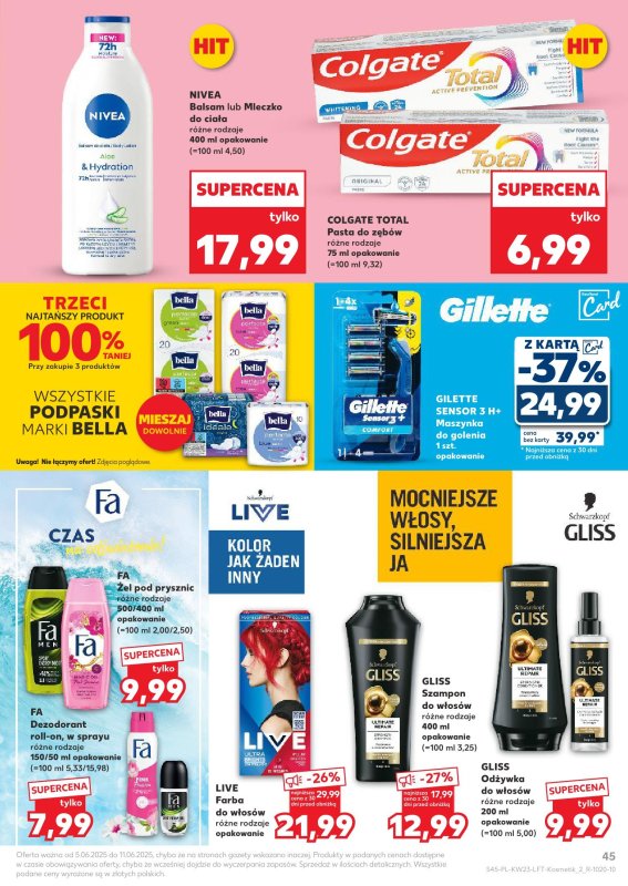 Kaufland - gazetka promocyjna Oferta Kaufland  do środy 11.06 - strona 45