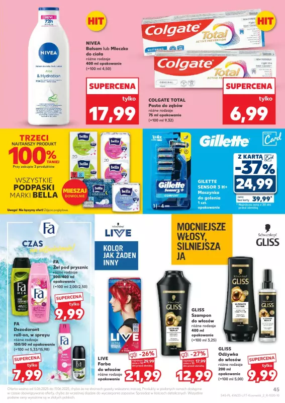 Kaufland - gazetka promocyjna Oferta Kaufland  do środy 11.06 - strona 45