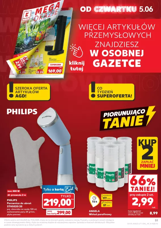 Kaufland - gazetka promocyjna Oferta Kaufland  do środy 11.06 - strona 51