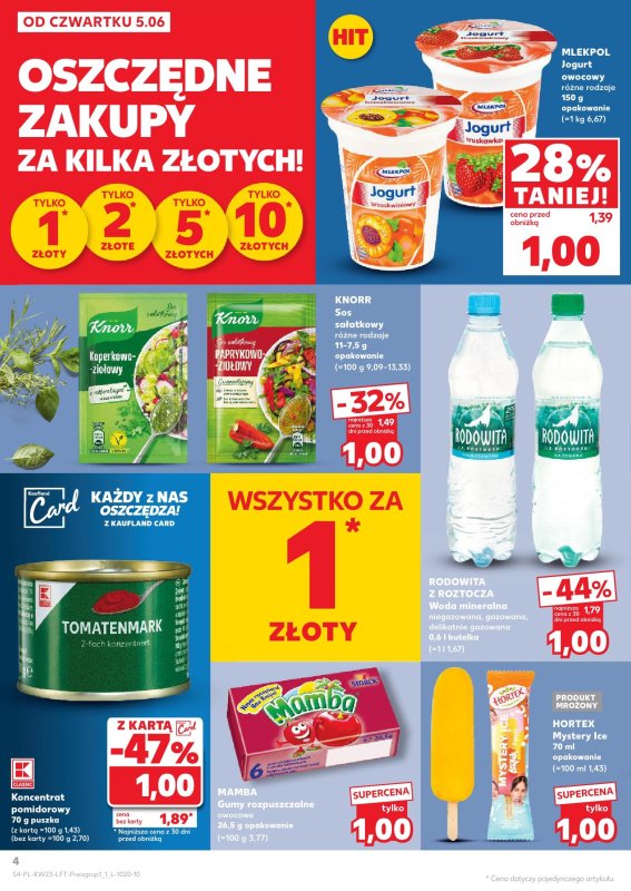 Kaufland - gazetka promocyjna Oferta Kaufland  do środy 11.06 - strona 4