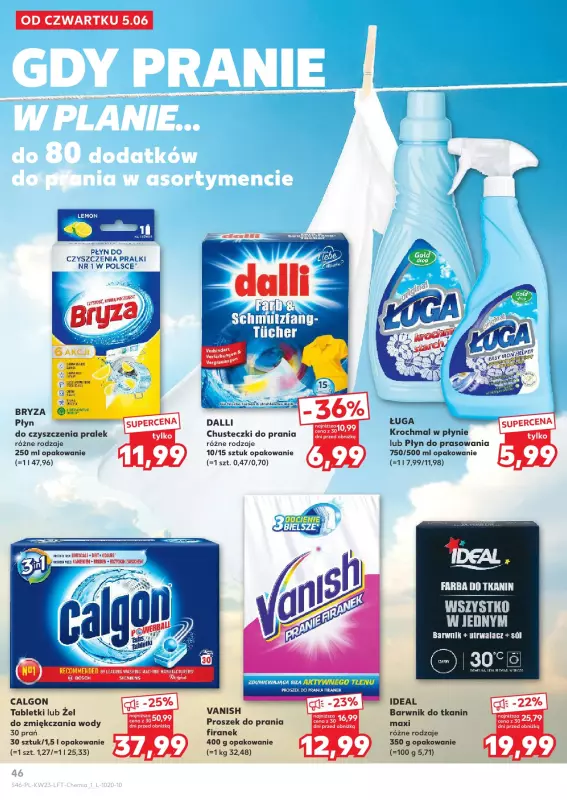 Kaufland - gazetka promocyjna Oferta Kaufland  do środy 11.06 - strona 46