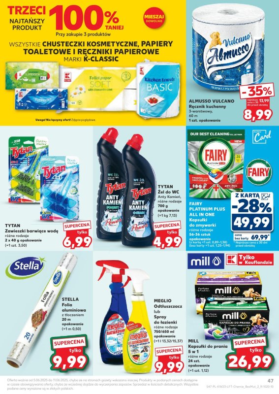 Kaufland - gazetka promocyjna Oferta Kaufland  do środy 11.06 - strona 47