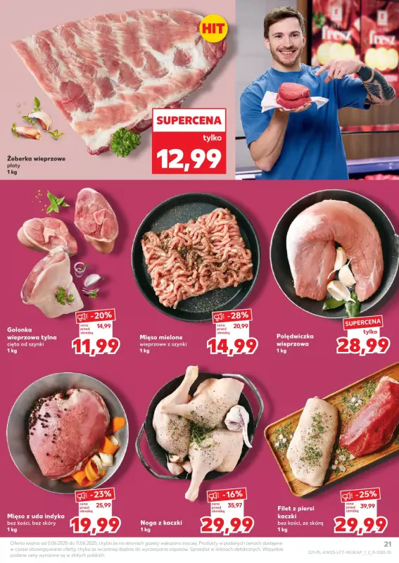 Kaufland - gazetka promocyjna Oferta Kaufland  do środy 11.06 - strona 21