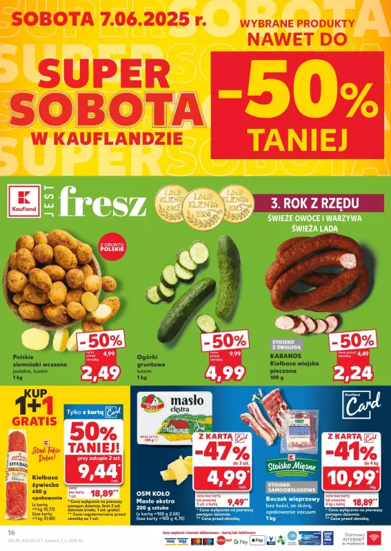 Kaufland - gazetka promocyjna Oferta Kaufland  do środy 11.06 - strona 16
