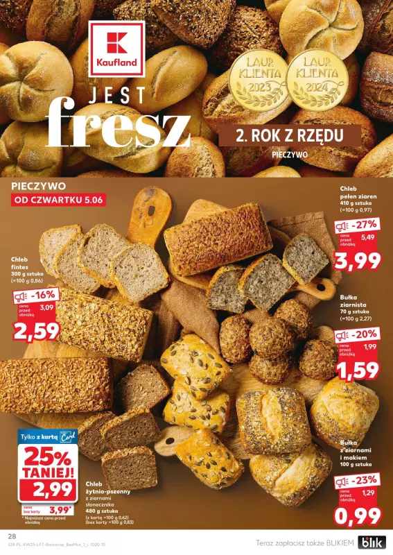 Kaufland - gazetka promocyjna Oferta Kaufland  do środy 11.06 - strona 28